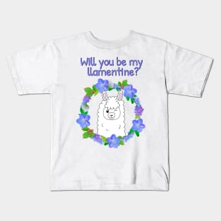 Will you be my valentine? Kids T-Shirt